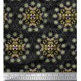 thumbnail image 1 of Soimoi Polyester Crepe Fabric Moroccan Damask Decor Fabric Printed Yard 52 Inch Wide, 1 of 3