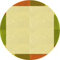 thumbnail image 1 of Ahgly Company Machine Washable Indoor Round Transitional Cinnamon Brown Area Rugs, 3' Round, 1 of 7