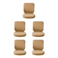 thumbnail image 3 of Baohd Computer Chair Cover Swivel Chair Cover Rotating for Chair Brown Backrest + Cushion Cover 5Set, 3 of 6