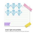 thumbnail image 4 of 100Pcs Cute Paper Clips Bright Color for Fancy Shape Paperclips Plane Shape Special Shape Wire Papercraft 4 Character Plastic for Pieces Plastic Covered Wire Clamps, 4 of 8