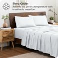 thumbnail image 2 of Bare Home Pillowcase Set - Envelope Closure - Premium 1800 Collection - Double Brushed - Ultra Soft - Queen Size, White, 2 Count, 2 of 6
