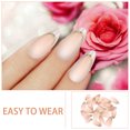 thumbnail image 3 of Minkissy 1Set Press on Nail Extensions Pink Almond Shape Clear Fake Nails Full Coverage for DIY Use, 3 of 8