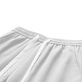 thumbnail image 3 of EOYWHK Mens Gym Shorts Elastic Waist Workout Shorts Drawstring Loose Wide-Leg Half Length Lounge Trouser ,S-3XL, 3 of 5