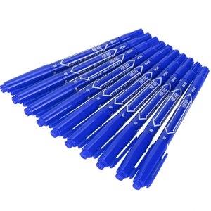Stylo de marquage à double extrémité, conception ergonomique Pratique pour écrire stylo à marquage à séchage rapide encre à séchage rapides pour dessin pour stylo à marqueur noir, rouge, bleu
