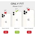 thumbnail image 2 of Designed for iPhone 11 Silicone Case, Protection Shockproof Dropproof Dustproof Anti-Scratch Phone Case Cover for iPhone 11, Purple, 2 of 5