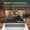 thumbnail image 3 of HP Ordinateur Portable Professionnel 17,3 Pouces IPS FHD, Processeur Intel Core i3-N305, 32 Go RAM, 2 To SSD, Intel UHD Graphics, Lecteur d'Empreintes Digitales, Caméra HD, Wi-Fi 6, Windows 11 Pro, Argent Naturel, Carte USB 32 Go Hotface, 3 of 9