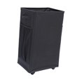 thumbnail image 2 of Rongfmy Foldable Laundry Hamper Laundry Basket with Wheels Storage Container for Laundry Black, 2 of 9