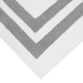 thumbnail image 4 of hometrends Grey and White Double Racetrack 2 Piece Bath Rug Set, 4 of 5