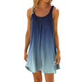 thumbnail image 1 of Kcodviy Robe de Plage pour Femme Bikini Robe Mi-Longue Tenue de Plage Couvre-Maillots Décontractée Vacances Robe d'Été pour Femme Décontractée Courte Robes d'Été à Col Licou, 1 of 5