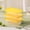 Jaune93, variante sur Ensemble de Contenants de Rangement pour Réfrigérateur / 3 Boîtes Alimentaires en Verre Transparent avec Couvercles Verrouillables en Silicone Étanches / Organisateur Empilable Gain de Place pour Restes, Collations, Sauces / 550 ml / 16,9 X 10,5 X 5,7 cm /