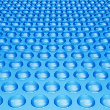 VEVOR Solar Pool Cover, 32 x 16 ft Rectangle Solar Blanket for Pools, Inground Above Ground Swimming Pool Solar Cover, 12 mil Solar Covers Blue