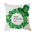 thumbnail image 1 of Jusqu'à 65 % de Rabais SMihono Housse de Coussin en Coton et Lin pour la Saint-Patrick Taie d'Oreiller Décorative Canapé Déco Maison, 1 of 2