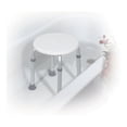 thumbnail image 2 of Drive Medical White Adjustable Height Bath Stool, 2 of 2