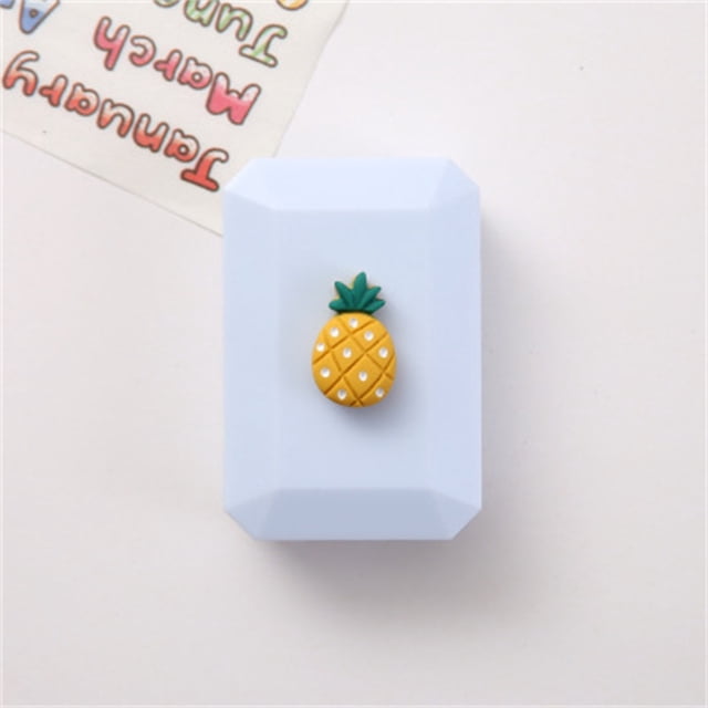 Xihbxyly Voyage Extérieur Mignon Mini Forme de Fruit Rangement C^ontact L^ens Étui Miroir Boîte Contenant Offres