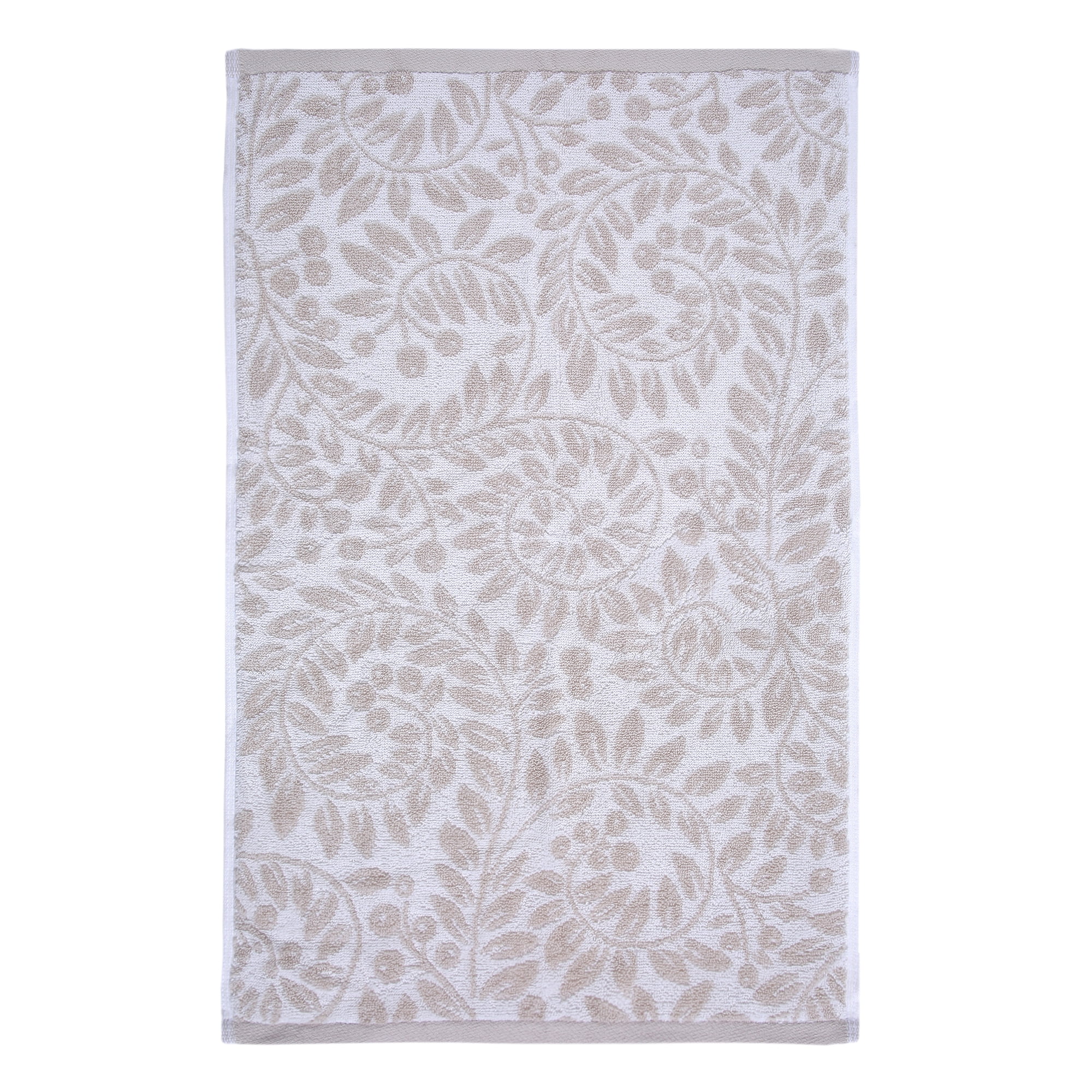 Holiday Time Botanical Swirl Hand Towels, 2-Pack