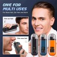 thumbnail image 2 of Liquidation Maintenant! Hommes Femmes Tondeuses Électriques Portatives pour Poils du Nez et des Oreilles, Enlève-Poils USB R2B8, 2 of 8