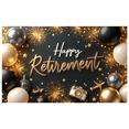 thumbnail image 2 of Colorful Balloons Happy Retirement Decorative Banner for Retirement Party Event Decoration Celebration, 2 of 4