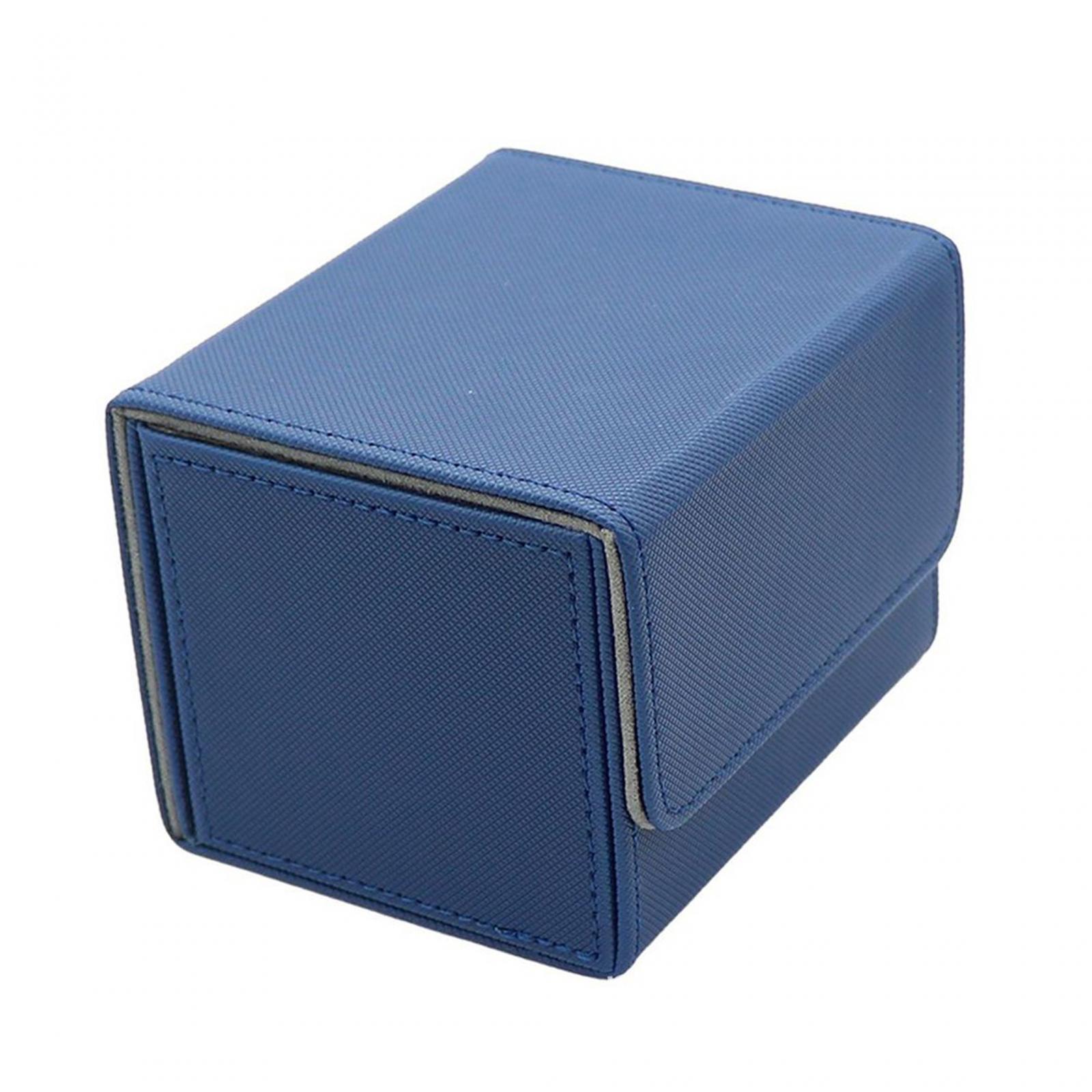Boîte de Rangement pour Deck pour Cartes à Collectionner, Cartes de Collection, Cartes de Collection Bleu