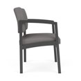 thumbnail image 4 of Fauteuil d'Appoint Surdimensionné en Acier Lenox pour Réception / Acier Charbon / Gris Pâle, 4 of 5