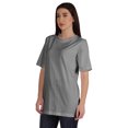 thumbnail image 4 of Inkmeso T-Shirt Basique en Coton à Col Rond pour Femmes Coupe Ample Décontracté Long Haut d'Entraînement, 4 of 8