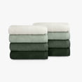 thumbnail image 1 of Mainstays Kids 8pk Washcloth, Soft & Durable, 100% Cotton, Green, 1 of 5