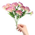 thumbnail image 2 of 11Head Carnation Artificial Flowers Plastic Fake Plants Home Party Wedding Decor, 2 of 8