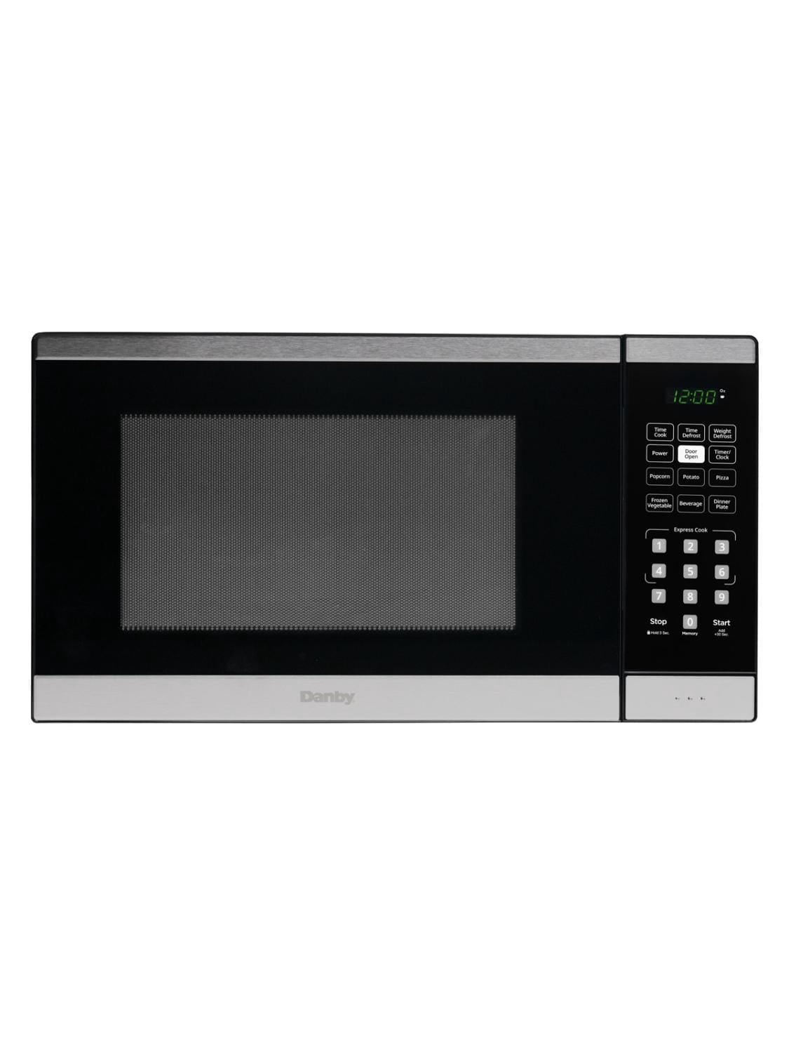 Danby DBMW0925BBS 0.9 cu. ft. Countertop Microwave in Black and Stainless Steel