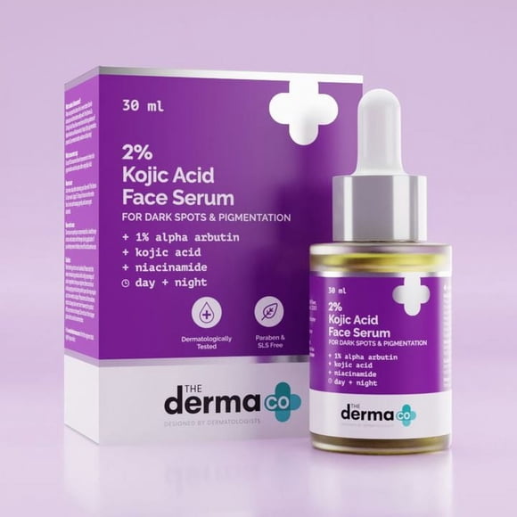 The Derma co 2% Kojic Acid Face Serum with 1% Alpha Arbutin & Niacinamide - 30 ml