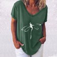 thumbnail image 2 of Birdeem T-Shirt à Manches Courtes Imprimé pour Femmes, 2 of 4