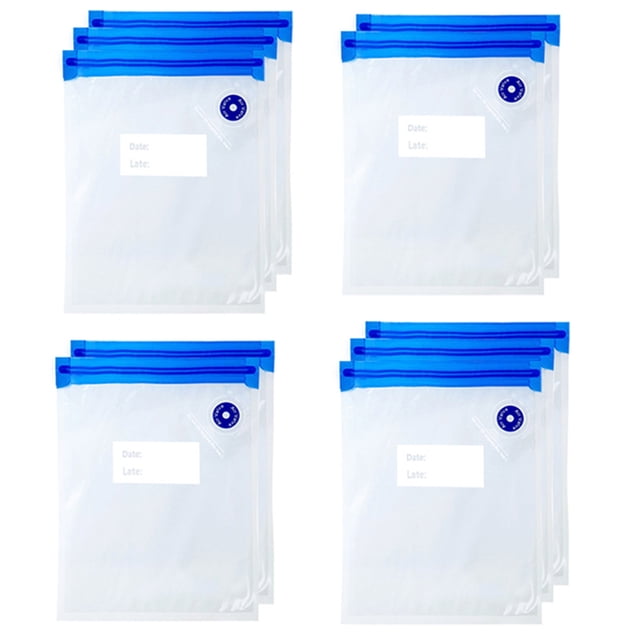 Coofit Sac pour Scelleuse sous Vide Réutilisable 10 Pcs Sac Alimentaire sous Vide Sac de Scellage Alimentaire pour Food Saver