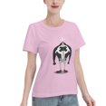 thumbnail image 2 of T-Shirt Basique à Manches Courtes pour Femme une Pièce Grand Ours, 2 of 6