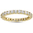 thumbnail image 1 of 1 1/2ct Prong Diamond Eternity Ring 14K Yellow Gold, 1 of 2