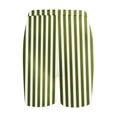 thumbnail image 5 of Plebaso Shorts pour Femmes 2025 Imprimé Rayé Shorts de Plage Taille Haute Mode Leggings Courts, 5 of 5