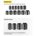 thumbnail image 4 of Amdohai 108 Piece Tool Set General House hold Hand Tool Kit with Plastic Toolbox Storage Case Used to Car repair And home Repair, 4 of 8