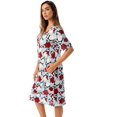 thumbnail image 2 of Robe de Nuit à Manches Courtes pour Femmes, 2 of 3