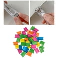 thumbnail image 2 of Mini Stapler Classroom Small Stapler Set Fixing Stationery Desk Small Stapler Multicolor Clips, 2 of 8