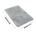 thumbnail image 3 of Bathroom Entrance Mat 16x24 Inch, High Density Sponge Absorbent Rug with Non Slip Backing for Doorway, 3 of 3