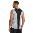 thumbnail image 3 of EGNMCR Tank Tops Men Sleeveless Men's Vest Stitching Contrast Color Loose Basic Sports T-shirt, 3 of 8