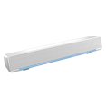 thumbnail image 1 of facefd V-196 Computer Speaker Bar Stereo Subwoofer Music Player Bass Surround Sound Box 3.5mm Audio Input For PC Laptop White, 1 of 6