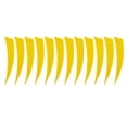 thumbnail image 1 of S SERENABLE 12 Pieces 4 Inch Feathers Fletchings Vanes Yellow, 1 of 9