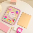 thumbnail image 5 of Clear Tablet Sleeve Bag Lovely Cartoon Bear Carrying Bags Transparent Storage, 5 of 5