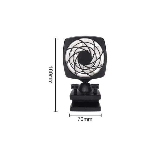 Aquarium Fan Aquarium Chillers Cooling Fan System for Salt Fresh Water Aquarium Fish Tank Temperature Control Cooling
