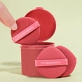 thumbnail image 4 of Ensemble de Doudounes à la Fraise Cosmétiques Double Face Outils de Maquillage Doux pour Femmes, 4 of 9
