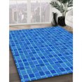 thumbnail image 3 of Ahgly Company Machine Washable Indoor Rectangle Transitional Blue Orchid Blue Area Rugs, 8' x 12', 3 of 7