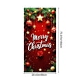 thumbnail image 3 of Qiulaii 2 Pcs Rideau de Porte de Noël Festif avec Père Noël, Décoration de Fête en Polyester pour Porte d'Entrée, Mur et Fête, Décor Intérieur Réutilisable 35*71 Po, 3 of 6