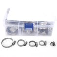 thumbnail image 2 of Sonew Portable Stainless Steel Fasteners 60PCs Rust Resistant Hose Clamp Auatomobiles, 2 of 8