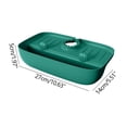 thumbnail image 1 of Pompotops Faucet Splash-proof Draining Rack Sink Water Collection Pad Non-slip Countertop Pad Kitchen Rag Sponge Wipe Draining Storage Rack Clearance, 1 of 3