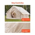 thumbnail image 4 of VEVOR Inflatable Tent for Camping 4-6 Person Glamping Tent with Pump Easy Set up, 4 of 9