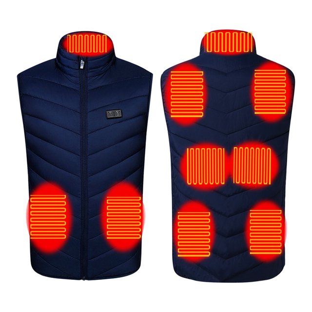 EGNMCR Outdoor Warm Clothing Heated For Riding Skiing Fishing Charging Via Heated Coat heated jacket