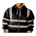 thumbnail image 2 of Veste à Capuchon de Travail pour Hommes Légère à Haute Visibilité avec Bande Réfléchissante, 2 of 6